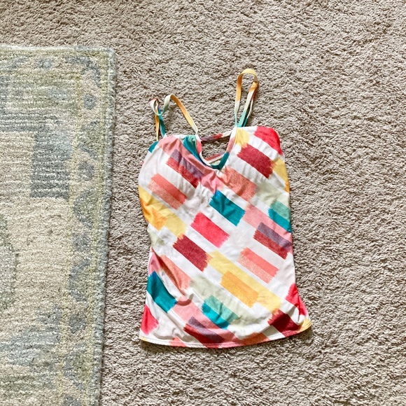 Anthropologie Allihop Brush Stroke Tankini - Picture 3 of 5